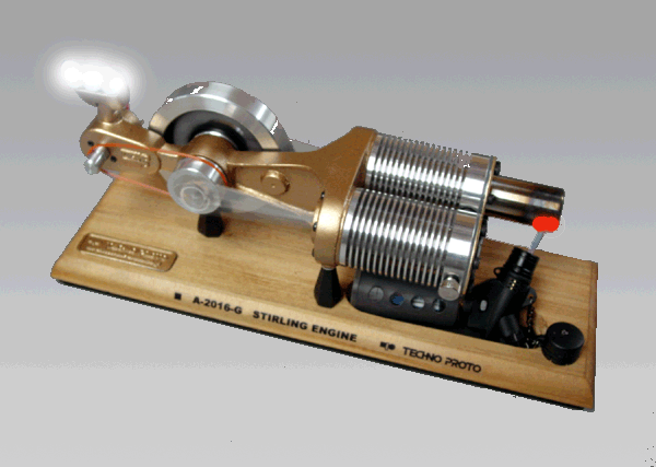 a20-16g stirling engine generator発電スターリングエンジン